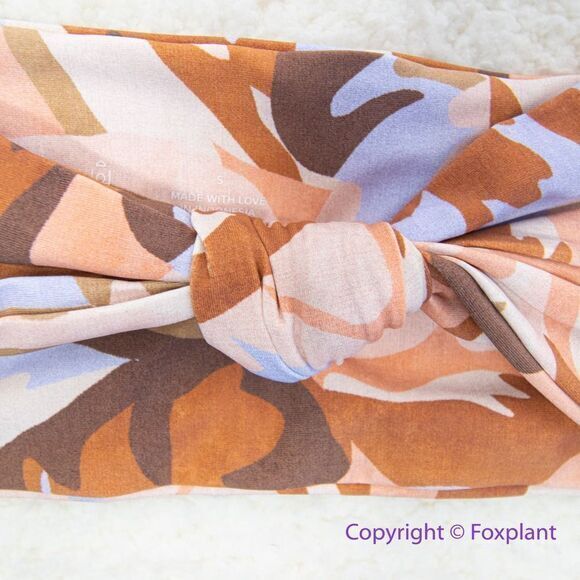 NEW Free People x Stone Fox Swim Lele knotted bikini top tropics,‎ size S - Picture 3 of 12